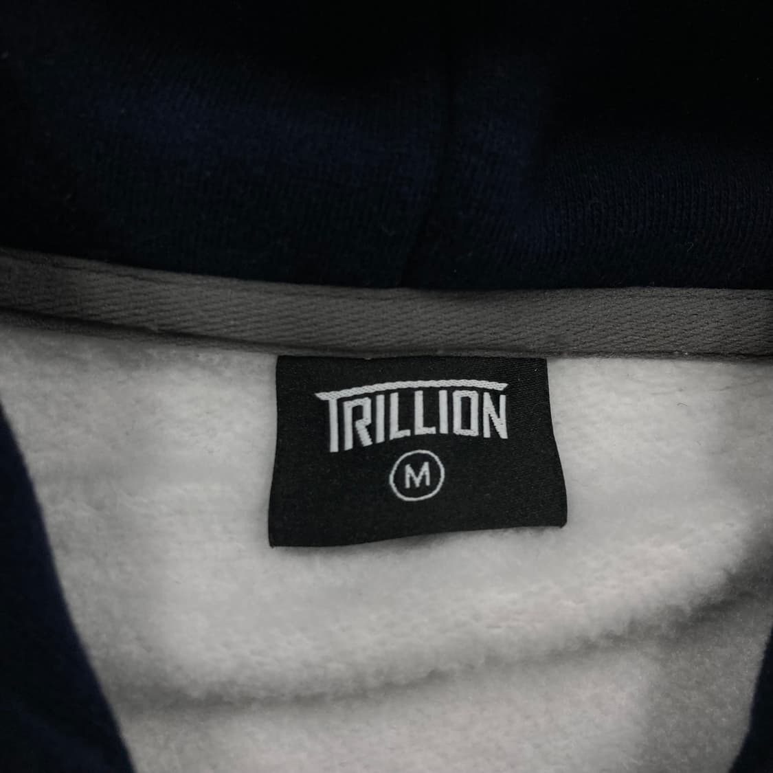 트릴리온 믹스 컬러 스펠아웃 빅로고 후드 집업 상품이미지3