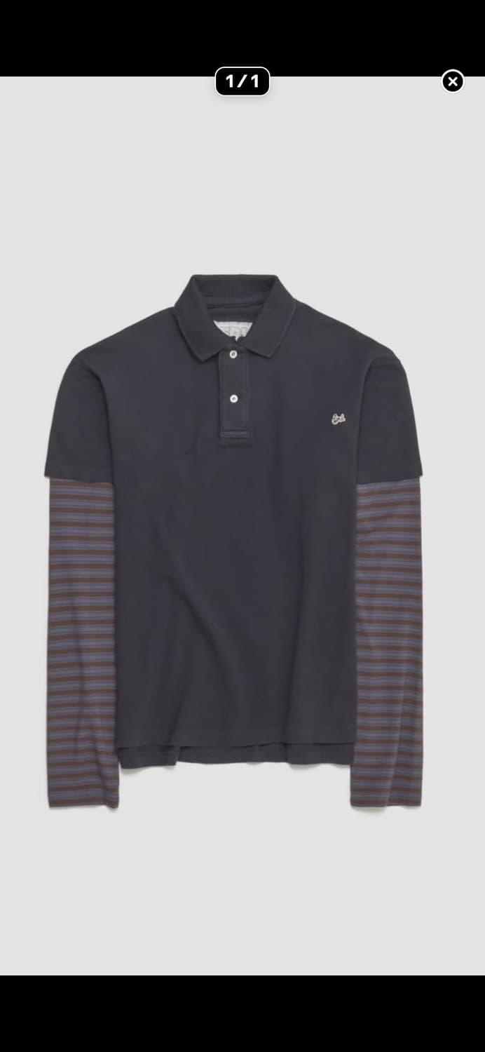 ERL double sleeve polo M사이즈 상품이미지2
