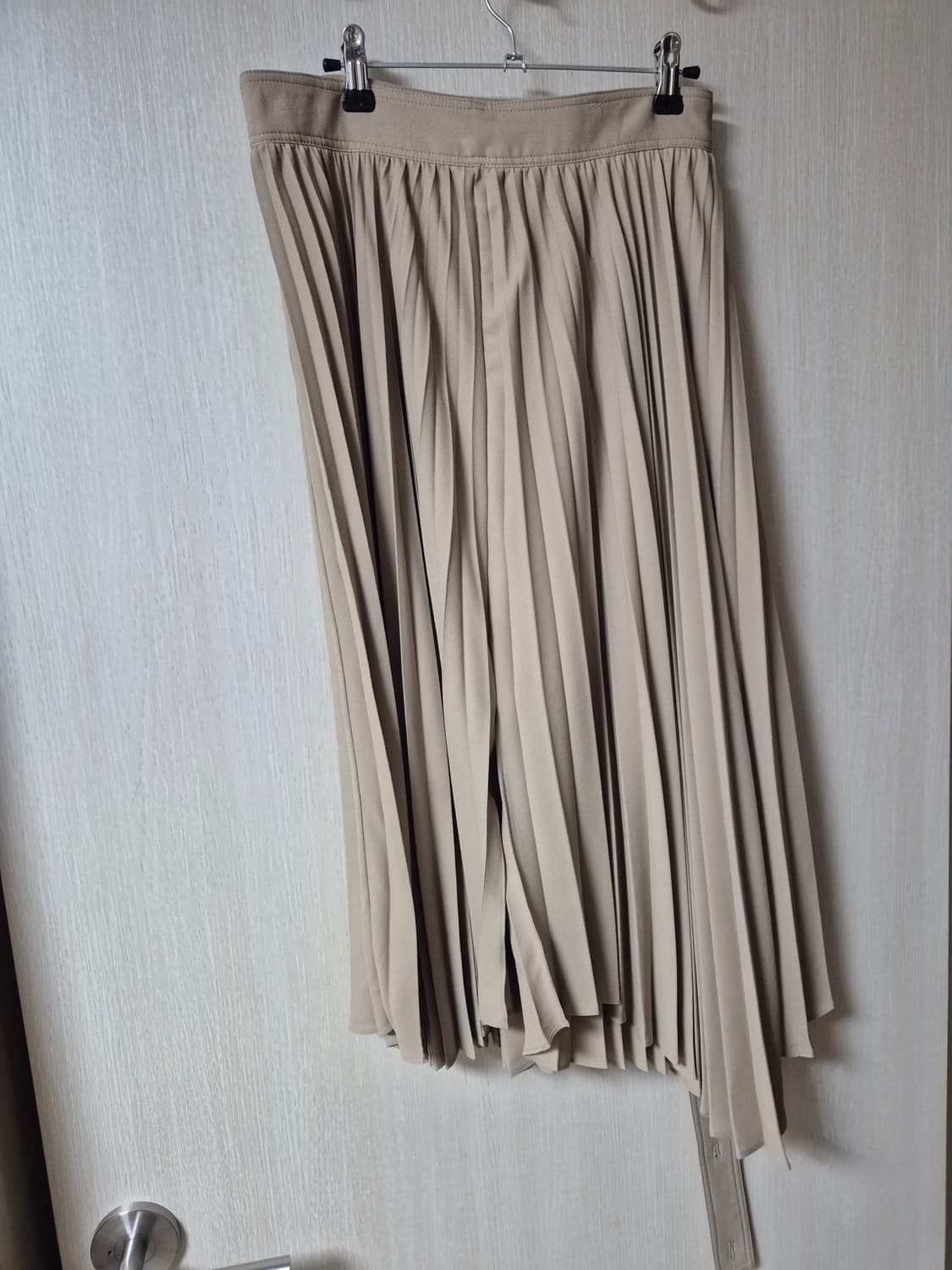 렉토 플리츠 스커트 언발 스커트 M 66 상품이미지3
