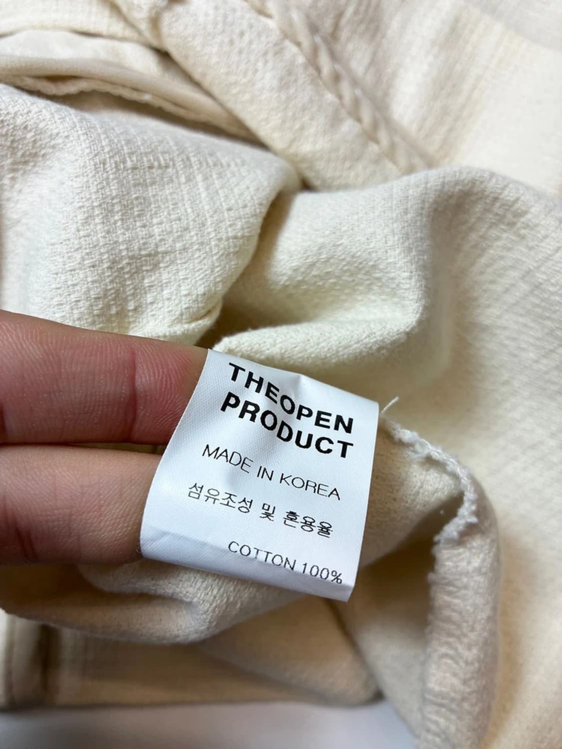 더오픈프로덕트 벨티드 반팔 블라우스 PN8606 상품이미지8