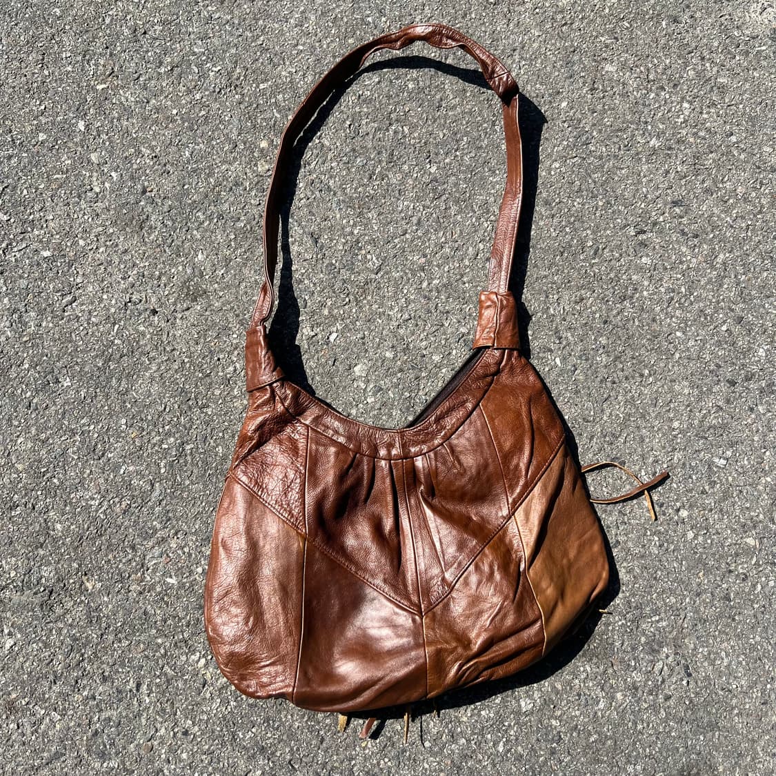 웨스턴 레더 프린지 백 상품이미지6