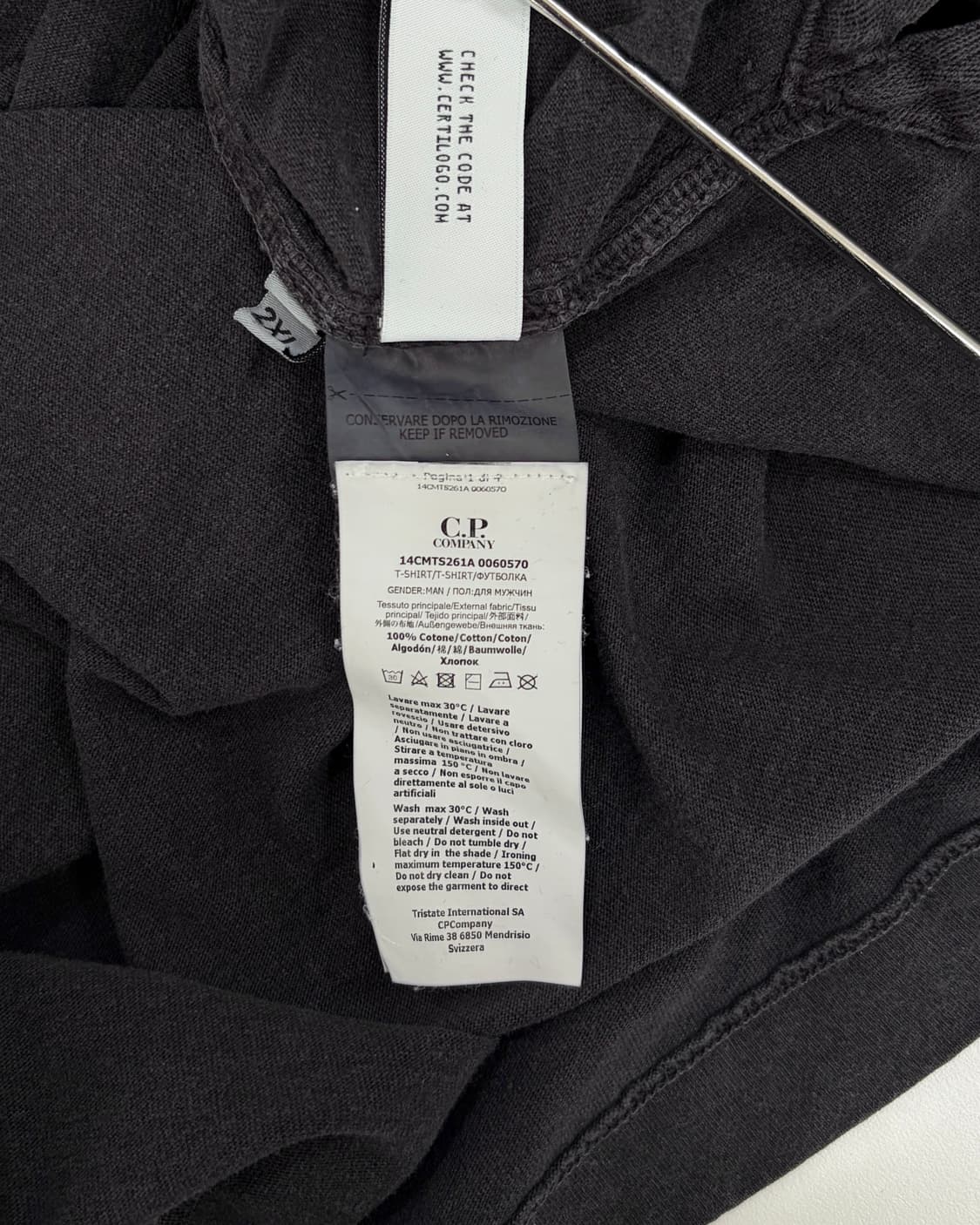[2XL]CP컴퍼니 세일러 그래픽 가먼트다잉 반팔 티셔츠 상품이미지8