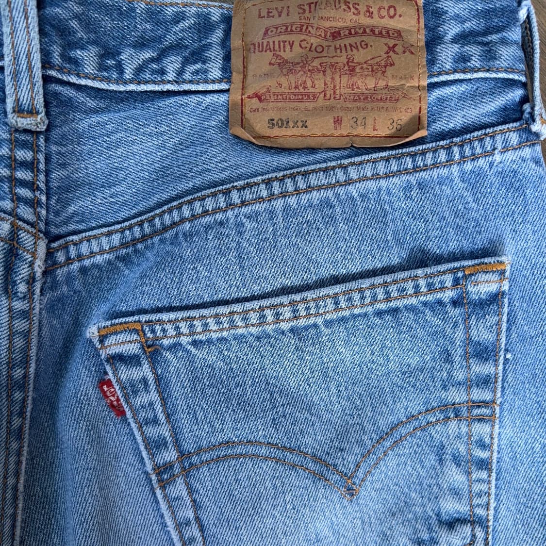 90s USA 리바이스 Levi’s 501XX 데님 팬츠 상품이미지9