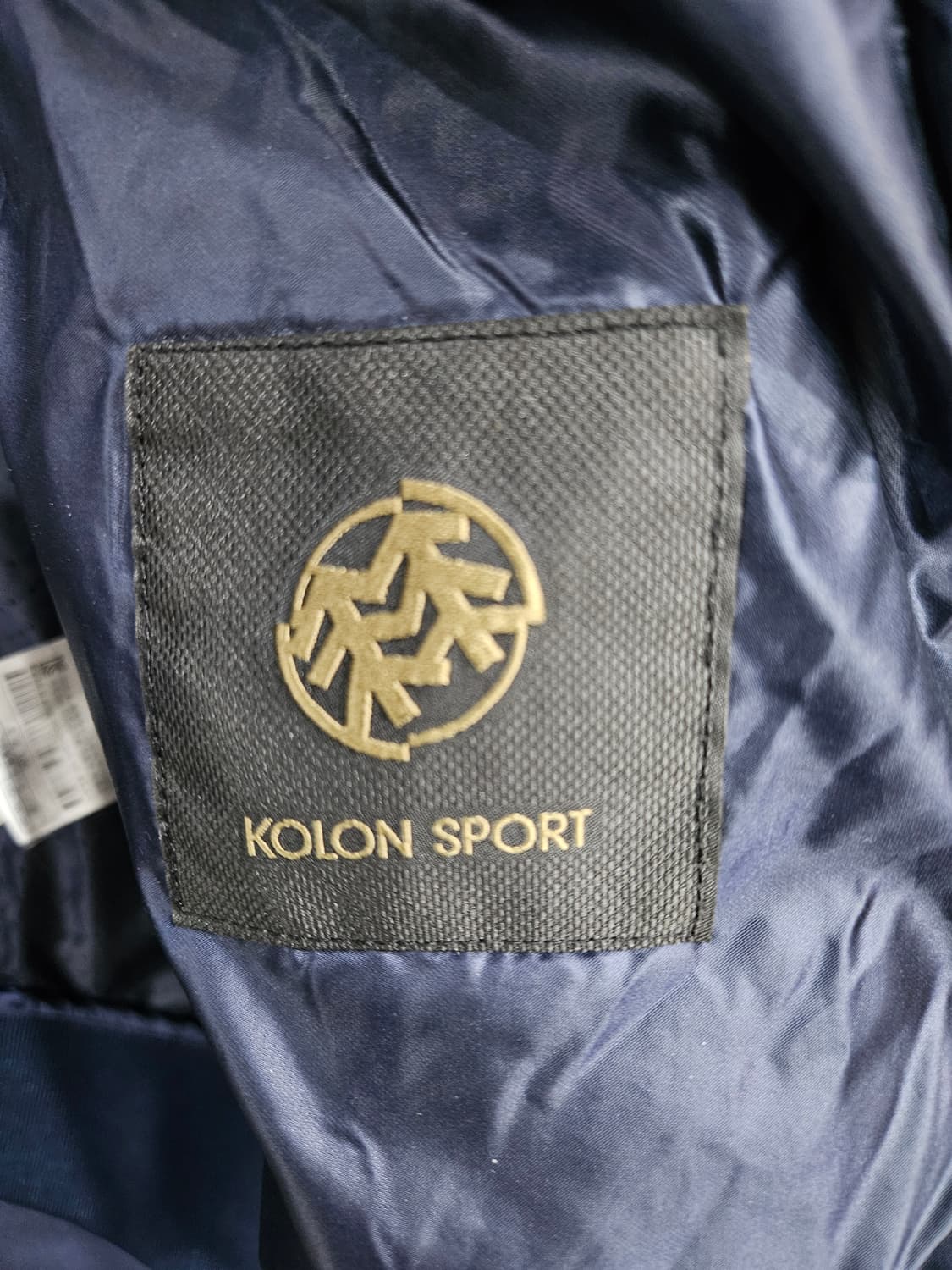 코오롱스포츠 유광 네이비 남성 100 바람막이 항공점퍼  상품이미지3