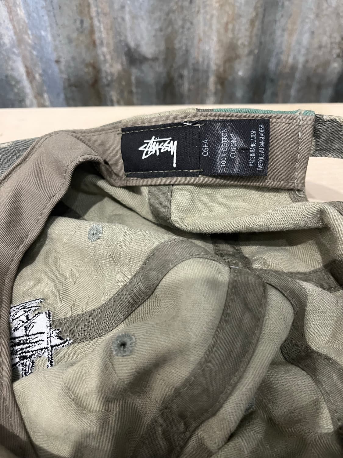 빈티지 스투시 자가드 카모 상품이미지5