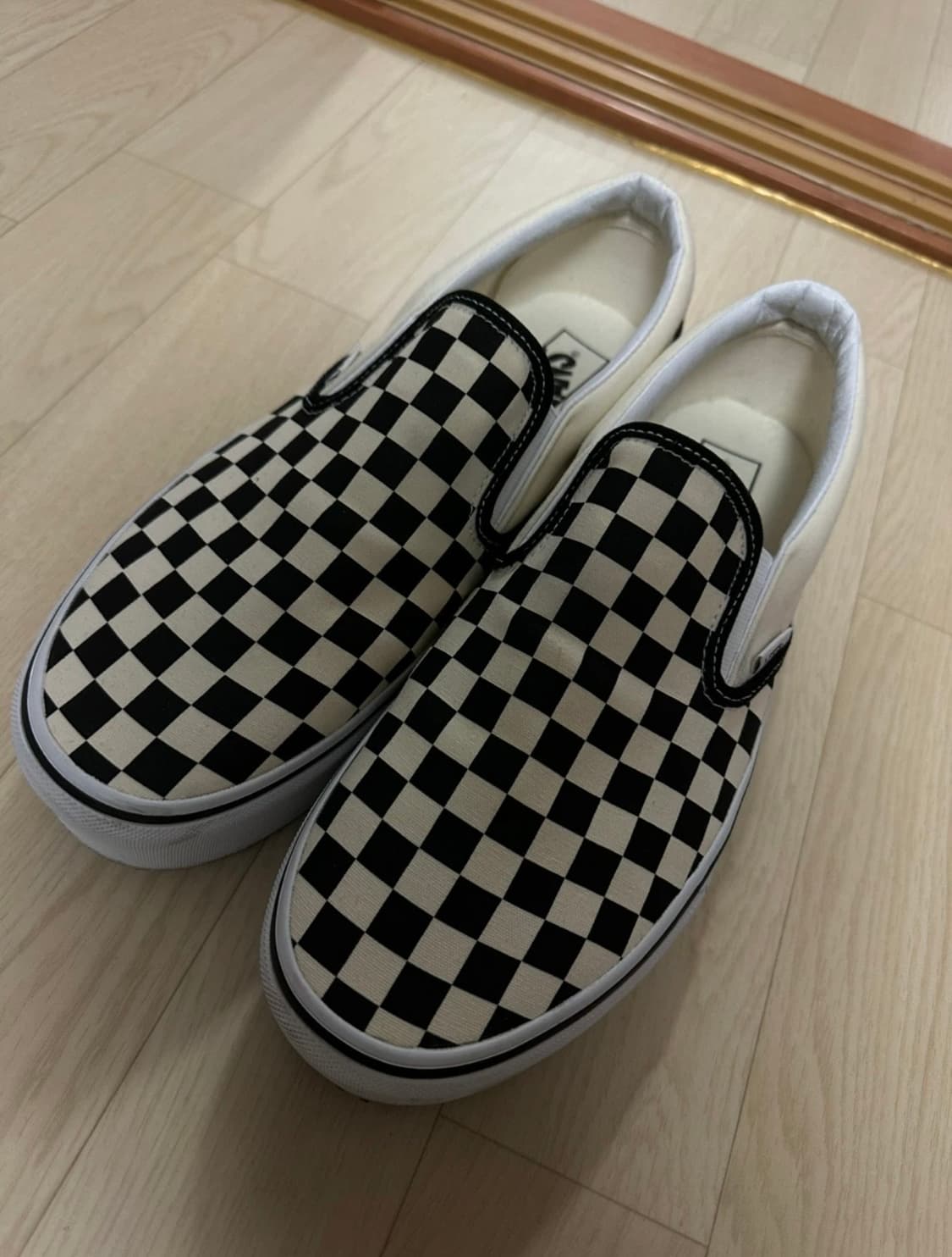 [295] 클래식 슬립온 스택폼 체커보드 상품이미지1