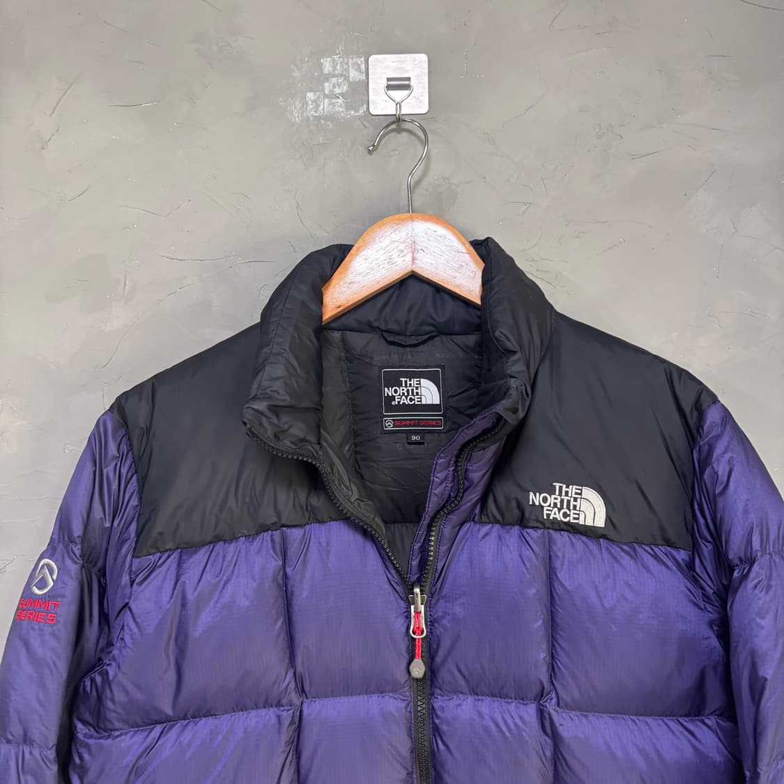노스페이스 800 써밋시리즈 로체 구스다운 패딩 퍼플 상품이미지2