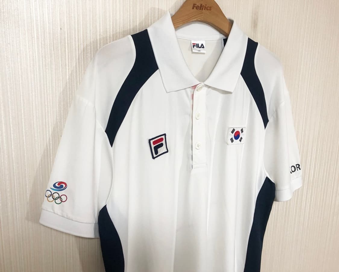 필라국대 국대KOREA 국대지급 기능성 폴로티셔츠 105 상품이미지5