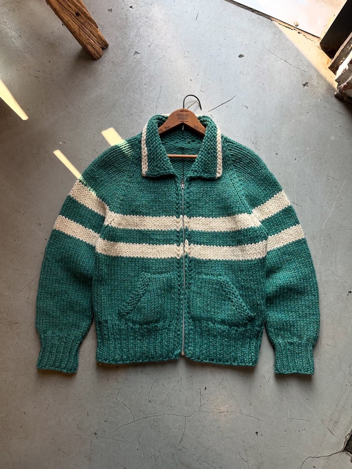 Old 캐나다 헤비 울 코위찬 스웨터 우먼스 상품이미지2