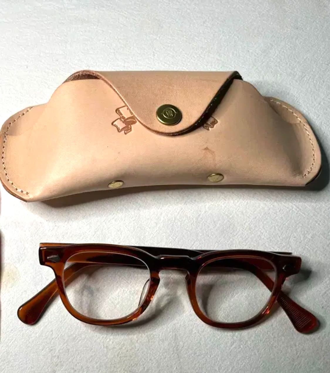 TVR 아넬 44-22 코리아 익스클루시브 갈색 안경 상품이미지1