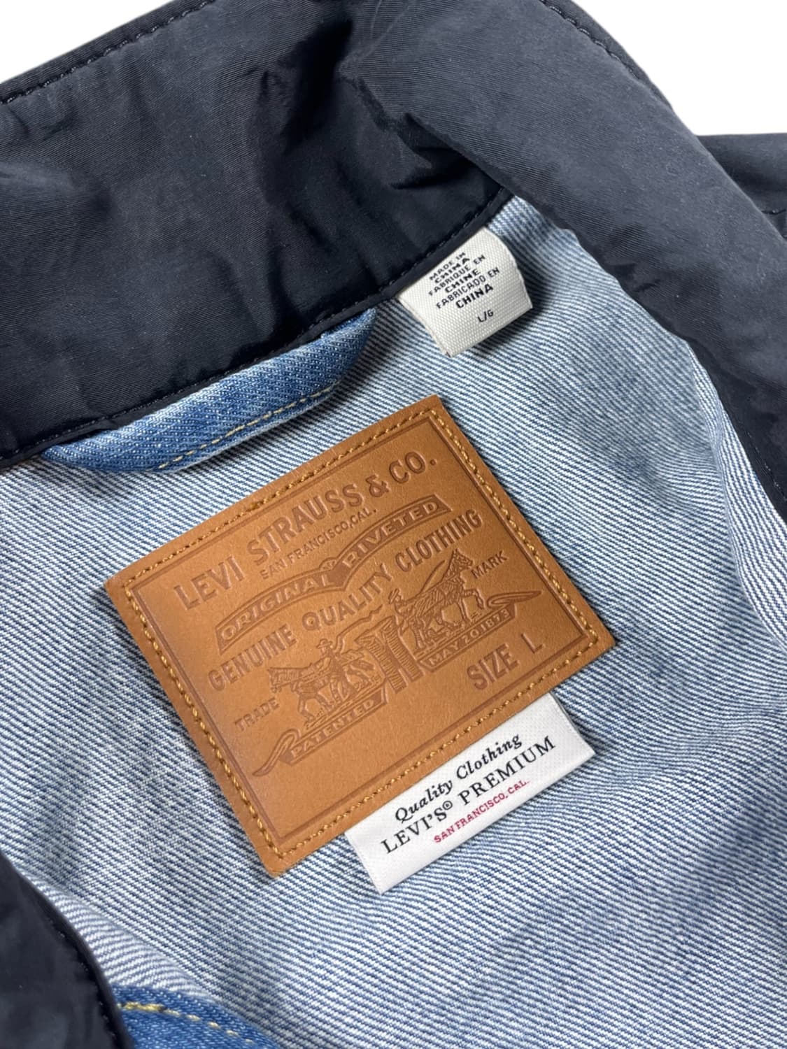 Levi's 나일론 도킹 데님자켓 (Big E) 상품이미지4