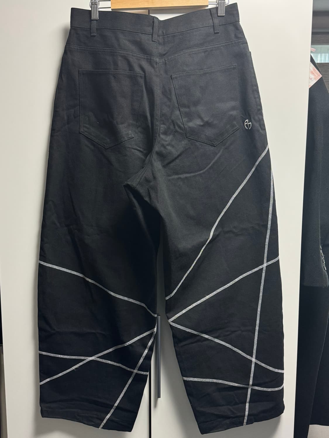 노매뉴얼 S.L WIDE PANTS - BLACK 상품이미지9