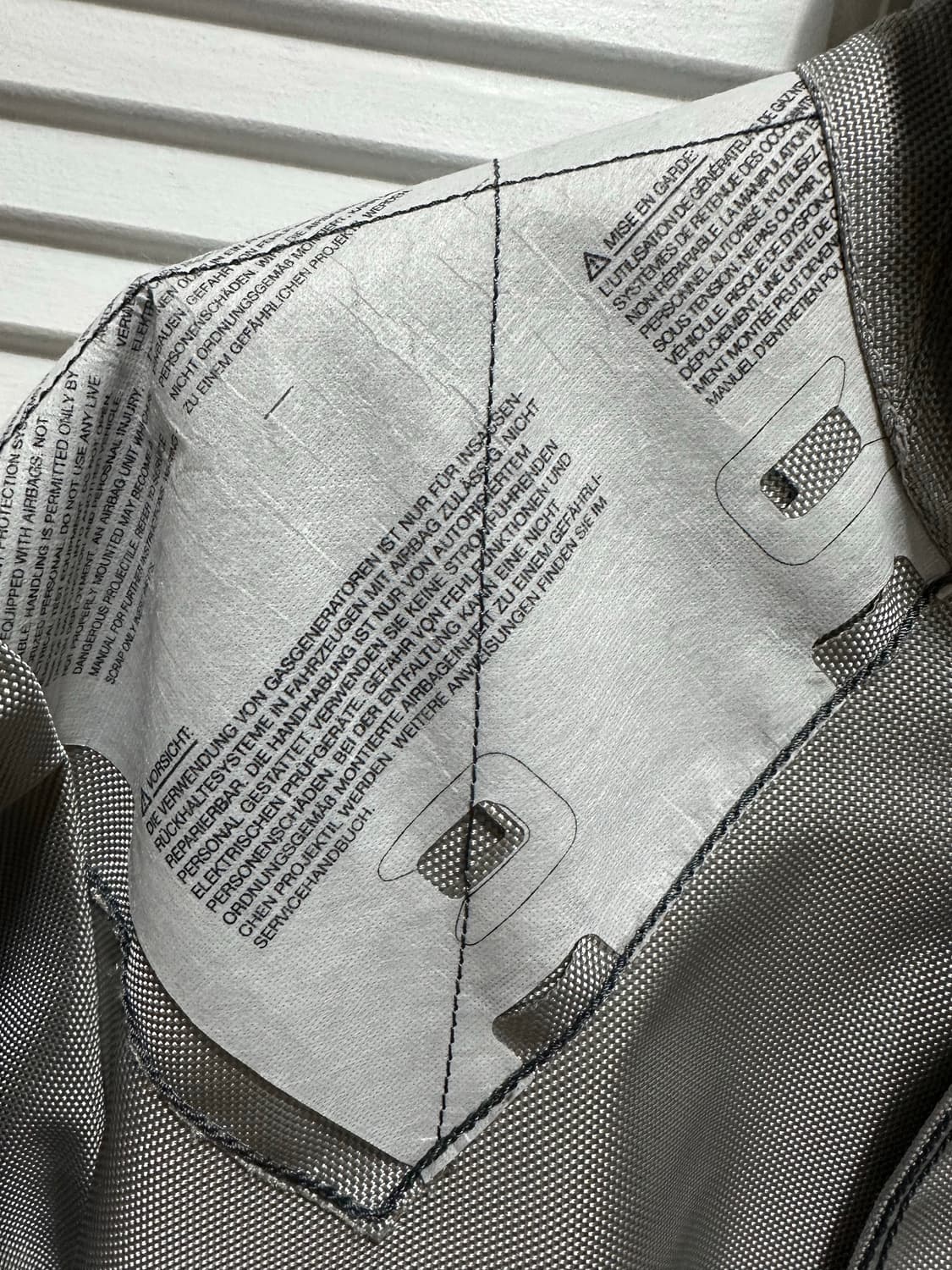 [50] 강혁 에어백 실버 봄버 패딩 자켓 상품이미지2