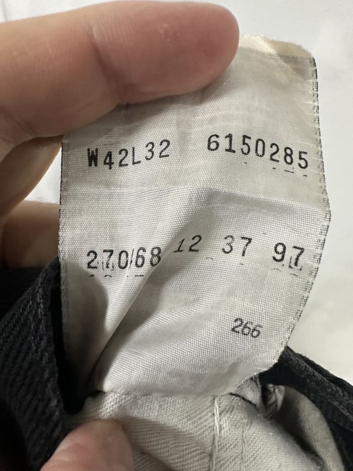 [W42L32] LEVI'S 리바이스615 90s 흑청 빈티지오렌지탭 상품이미지7