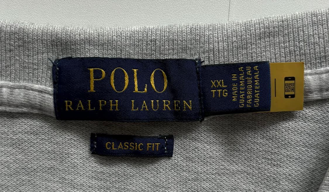 Polo 폴로랄프로렌 QR 그레이 카라티  상품이미지5