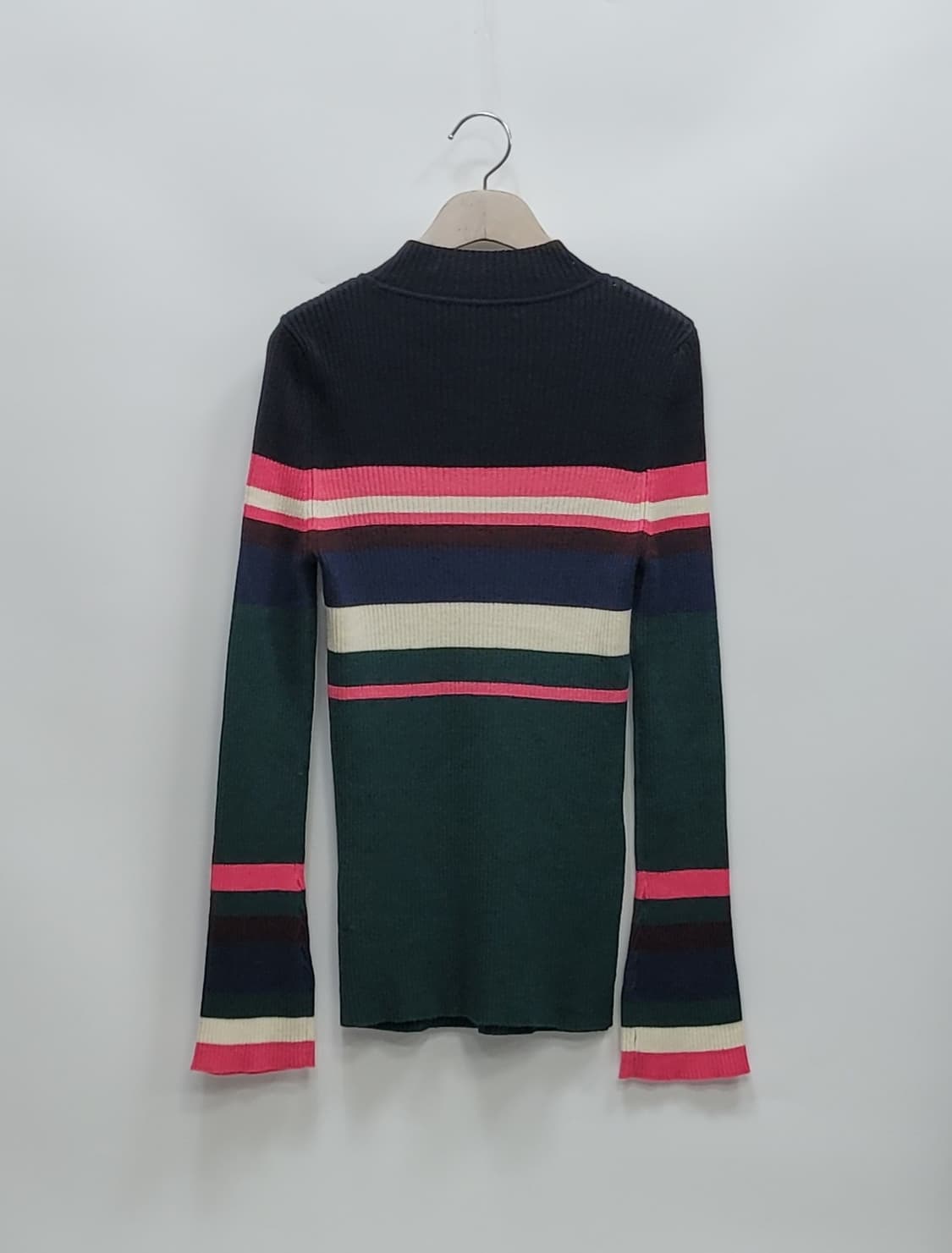 SJYP 에스제이와이피 멀티 스트라이프 울 니트 / 여 S 멀티컬러 상품이미지2