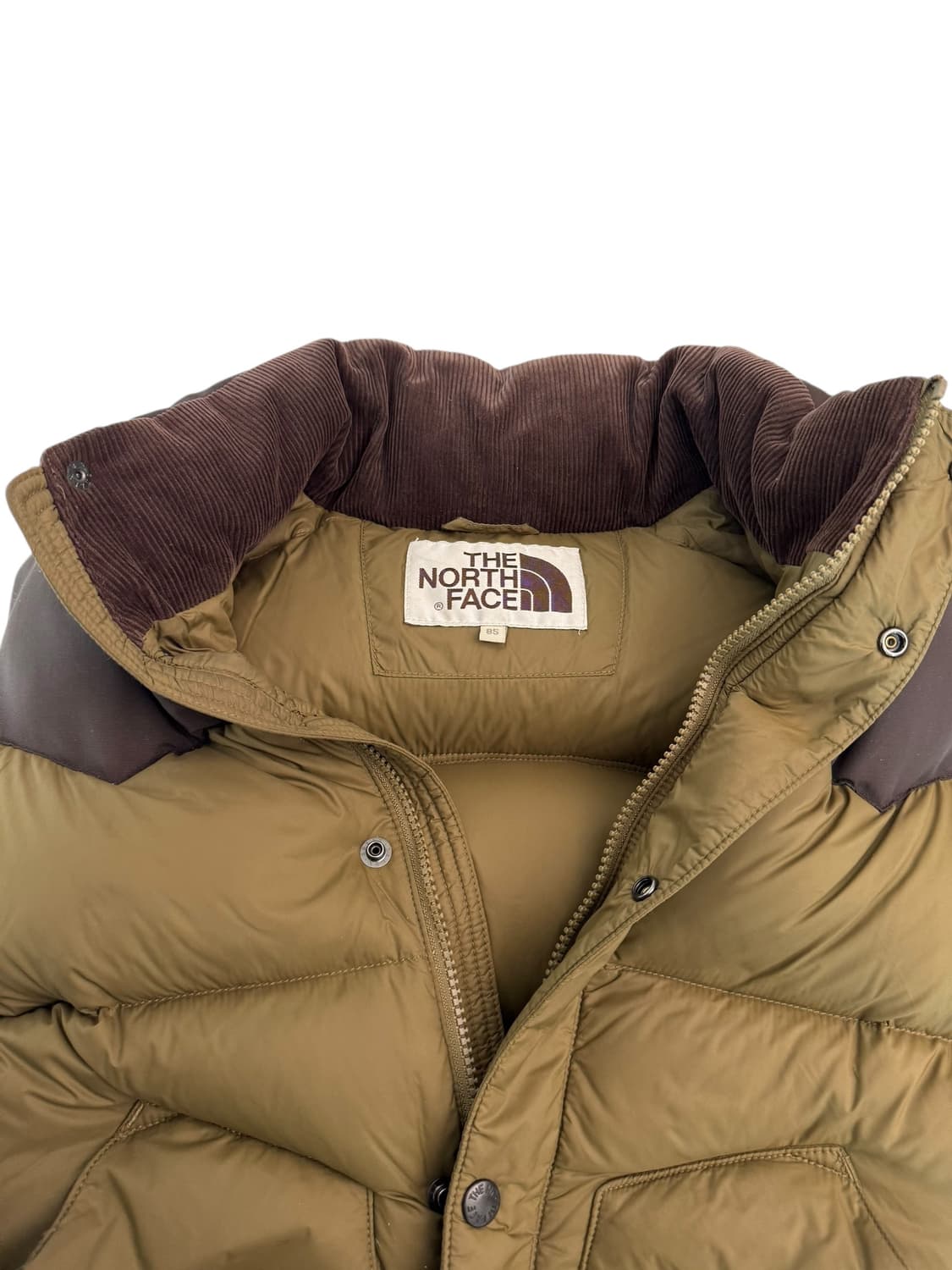 노스페이스 카키 브라운 조끼 패딩 상품이미지7