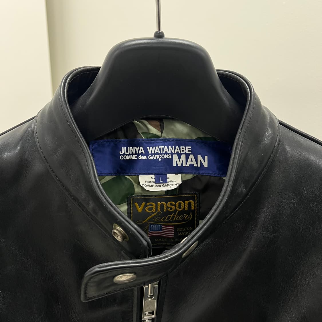 [L / 우피] 준야 와타나베 밴슨 레어 vanson junya 상품이미지2