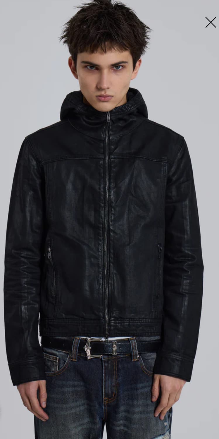 제이디드 런던 왁스 데님 후드 재킷 상품이미지2