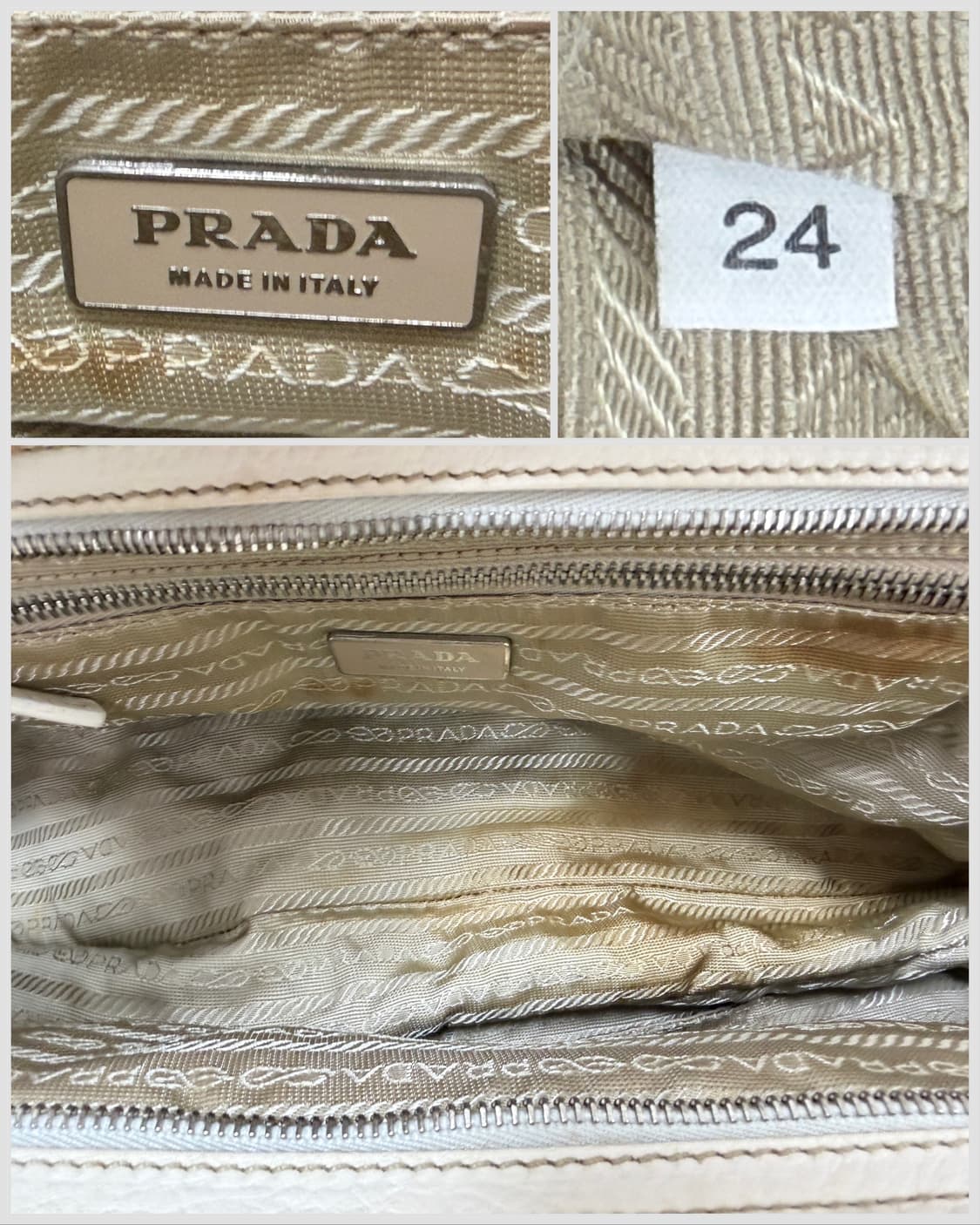 프라다 비텔로 다이노 메탈 링 후프 핸들 백 상품이미지10