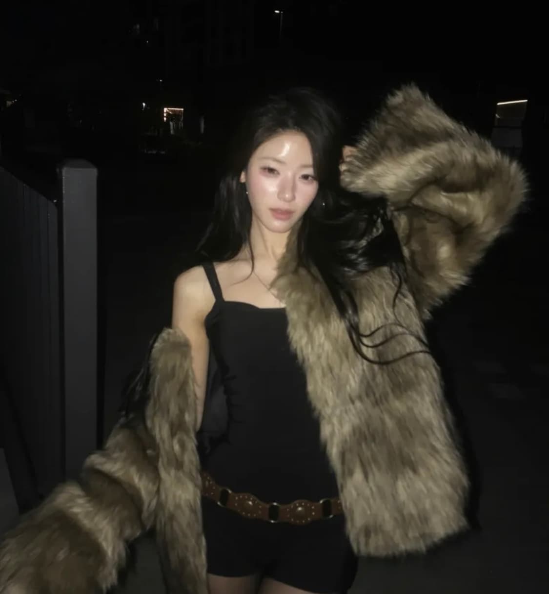 CITY GIRL MIX FUR JK GREY 상품이미지1
