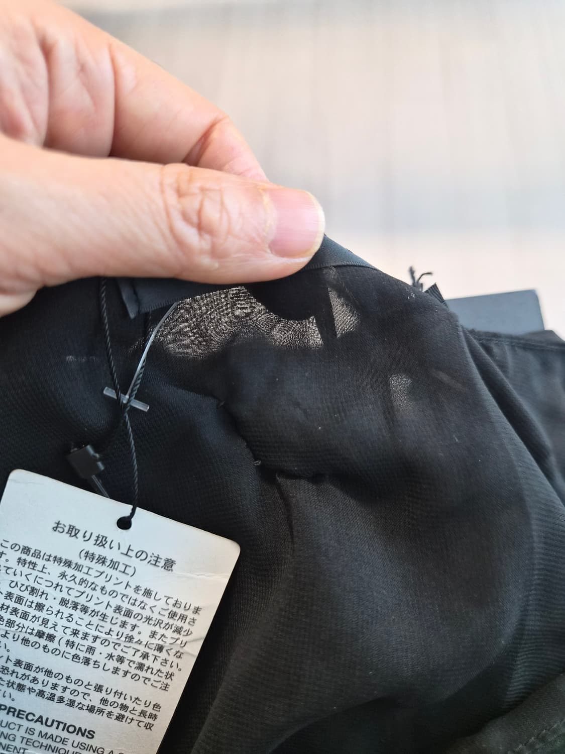 [일본브랜드] 유니크 스터드 블랙 플리츠 비대칭 원피스 (택 포함 새상품 상품이미지6