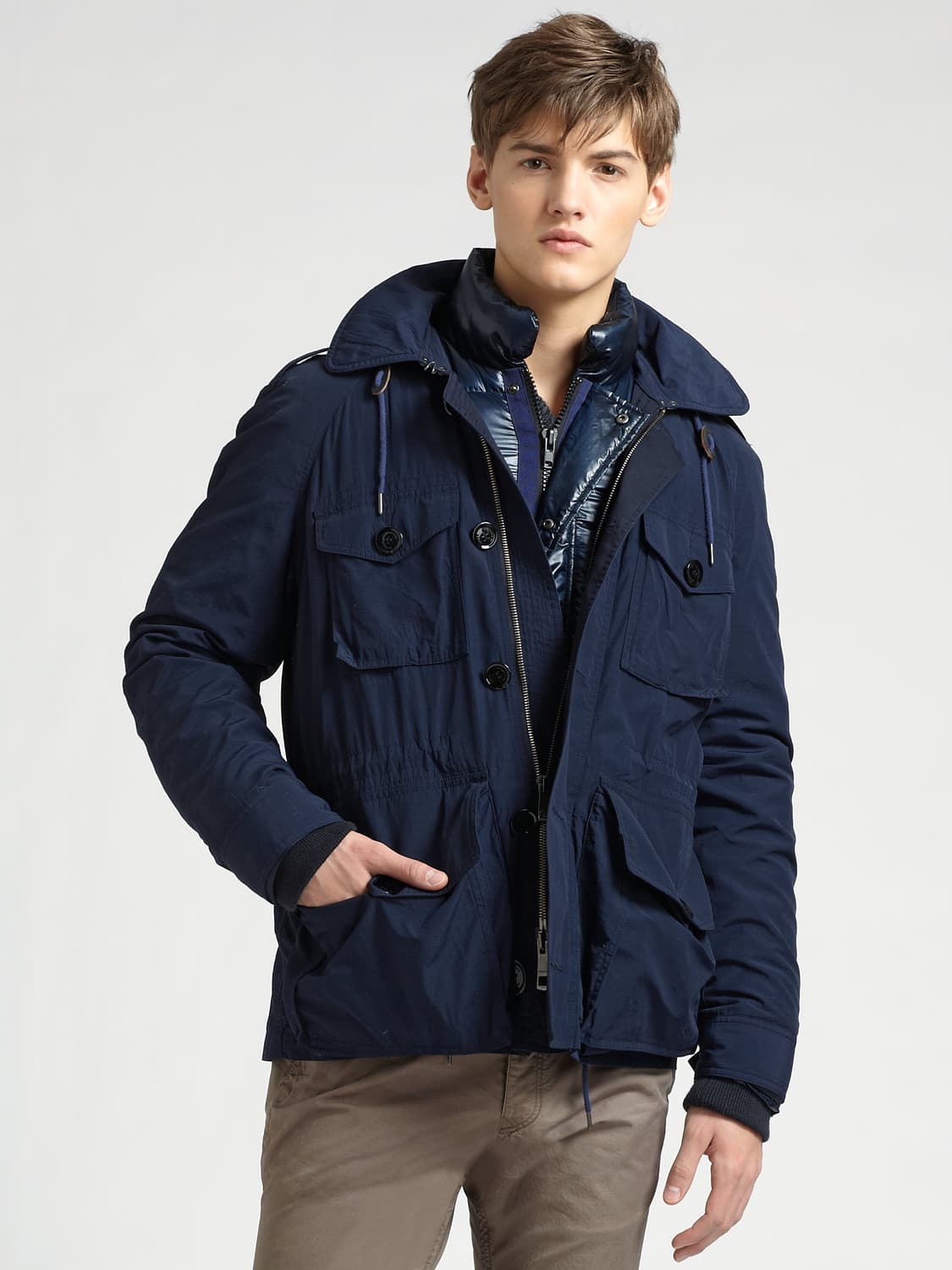 버버리 나일론 필드자켓 야상 L사이즈 상품이미지1