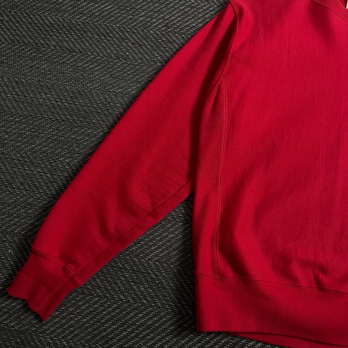 챔피온 리버스위브 미니멀 레드 스웻 셔츠o 4251 상품이미지3