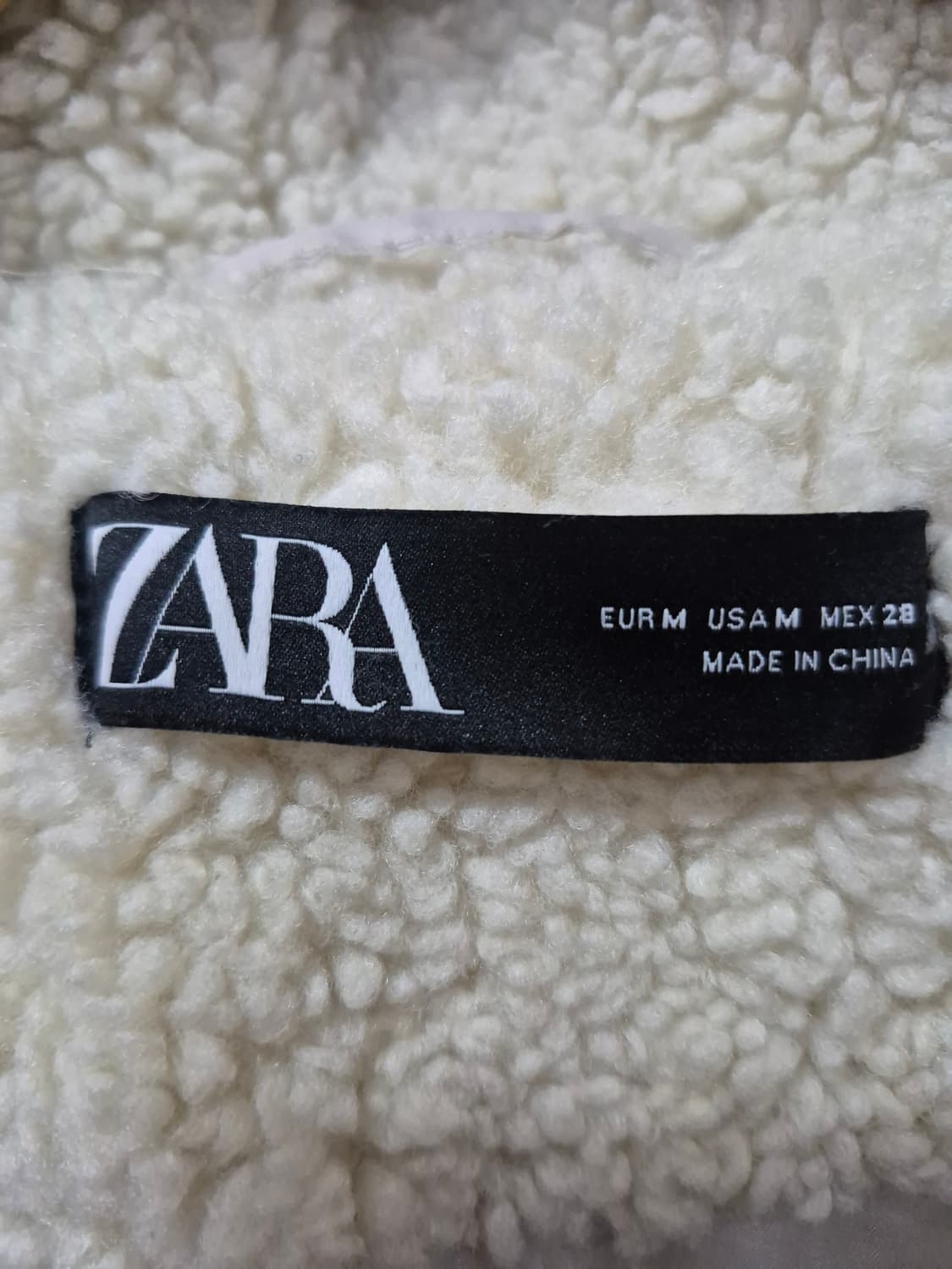 자라 zara 시어링 후리스 자켓 상품이미지5