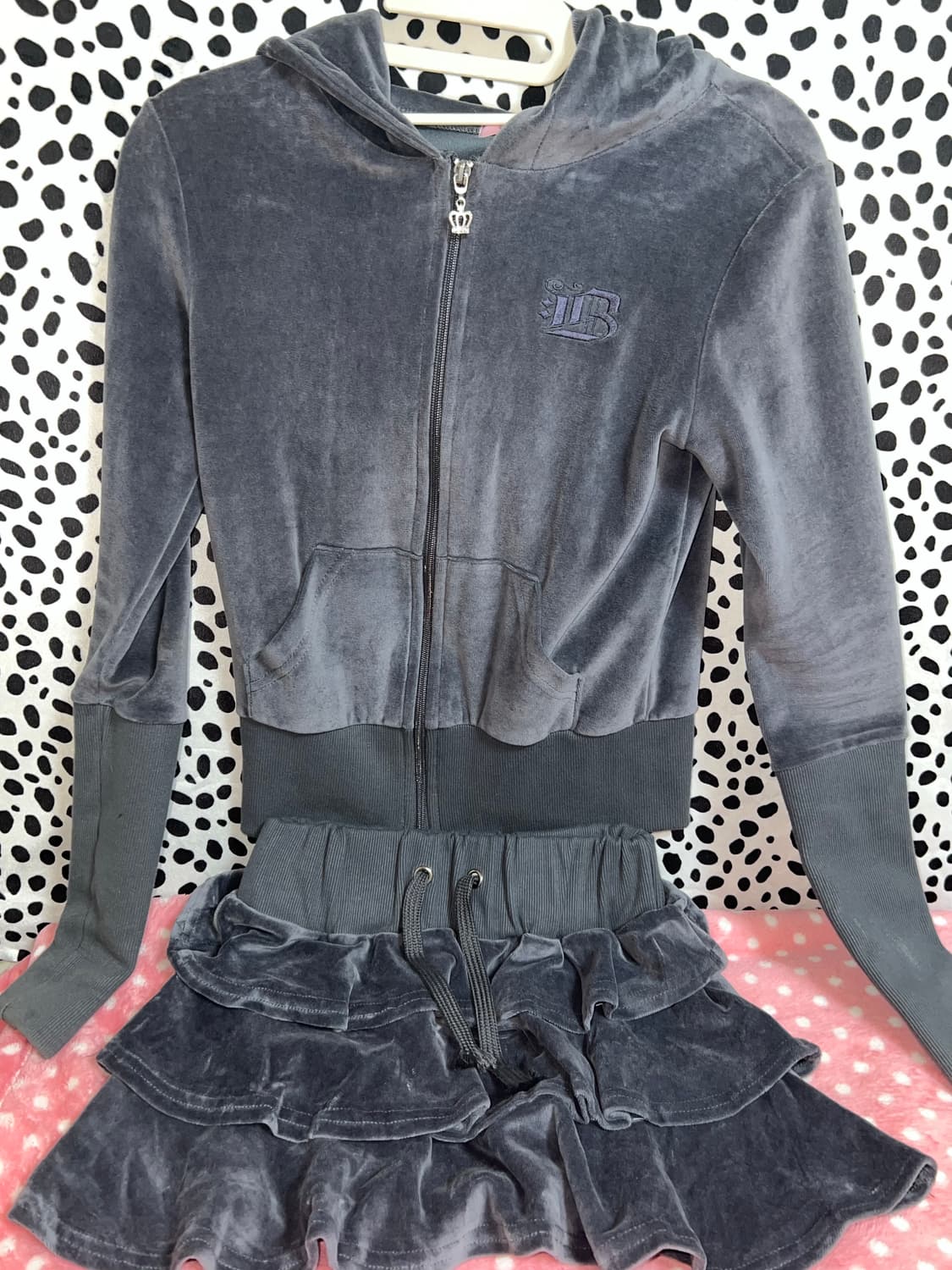 베이비메탈클럽 차콜 셋업 베메클 상품이미지2