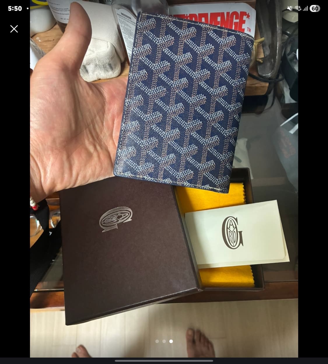 고야드지갑 중지갑 판매합니다  상품이미지3