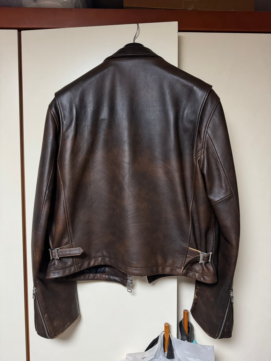 토니웩 레더 크롭 자켓 L 상품이미지4