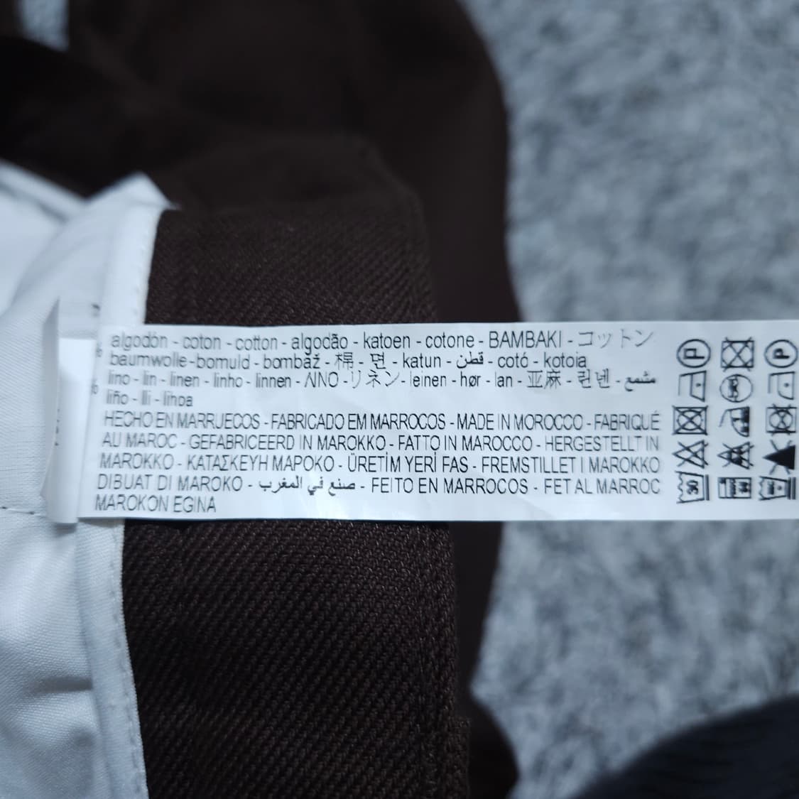 자라) 32 남자 와이드핏 린넨혼방 코튼팬츠 / 왕눈이샵 상품이미지9