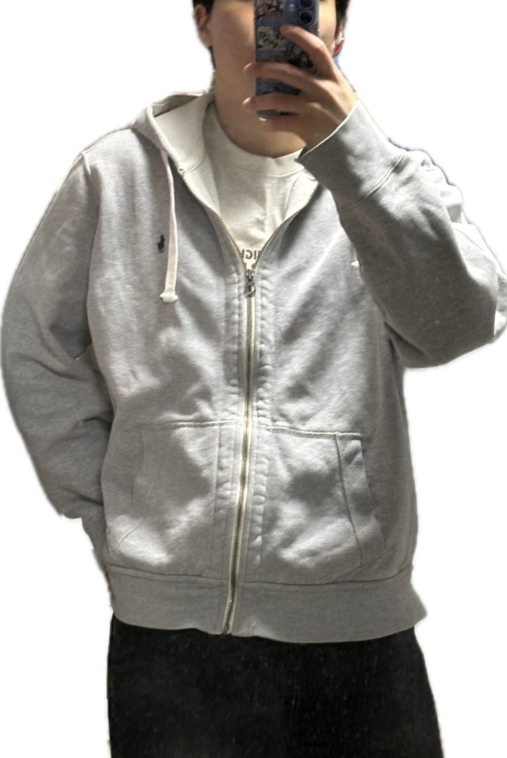 폴로 랄프로렌 후드집업 그레이 상품이미지1