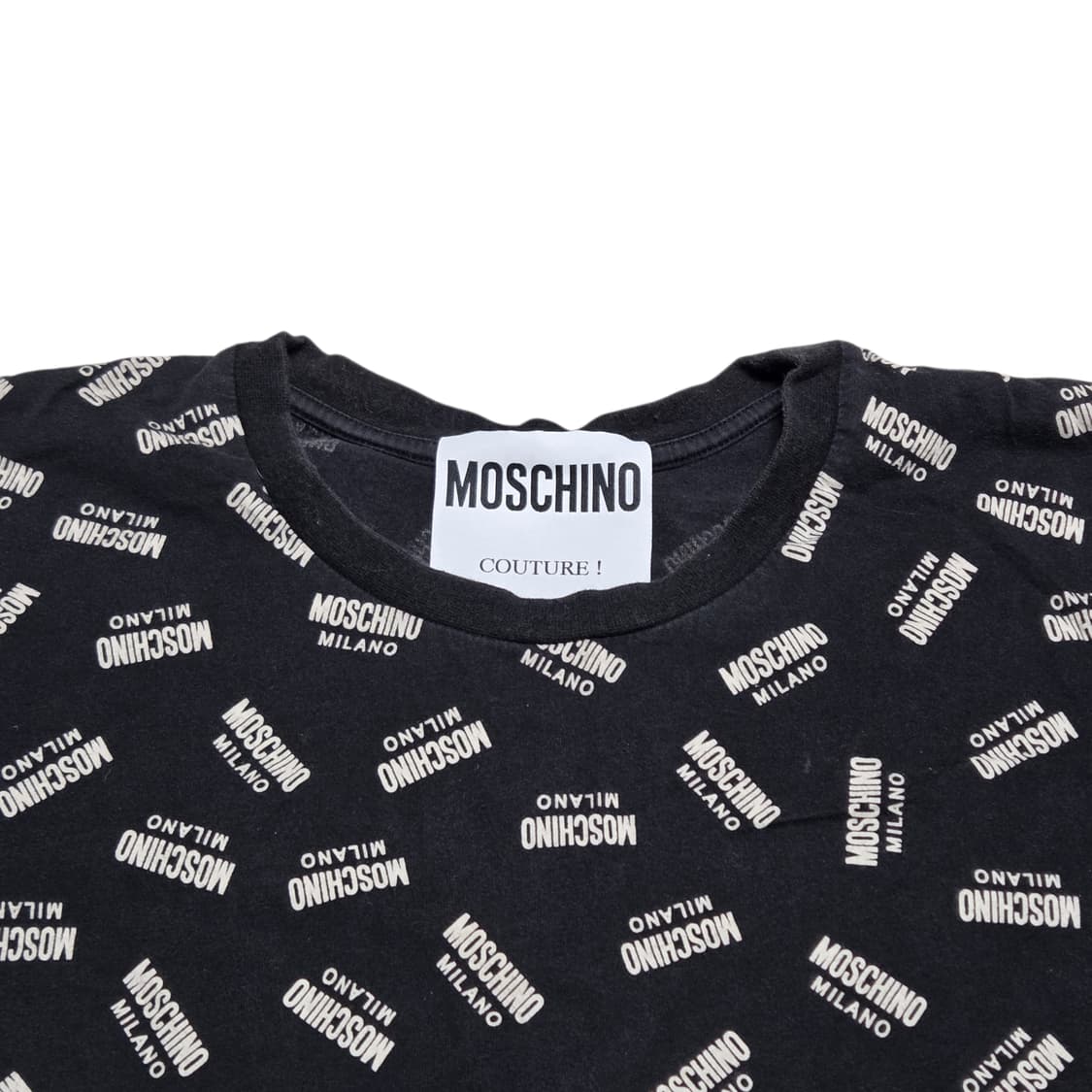 Moschino 모스키노 프린트 반팔 라운드 티셔츠 상품이미지3
