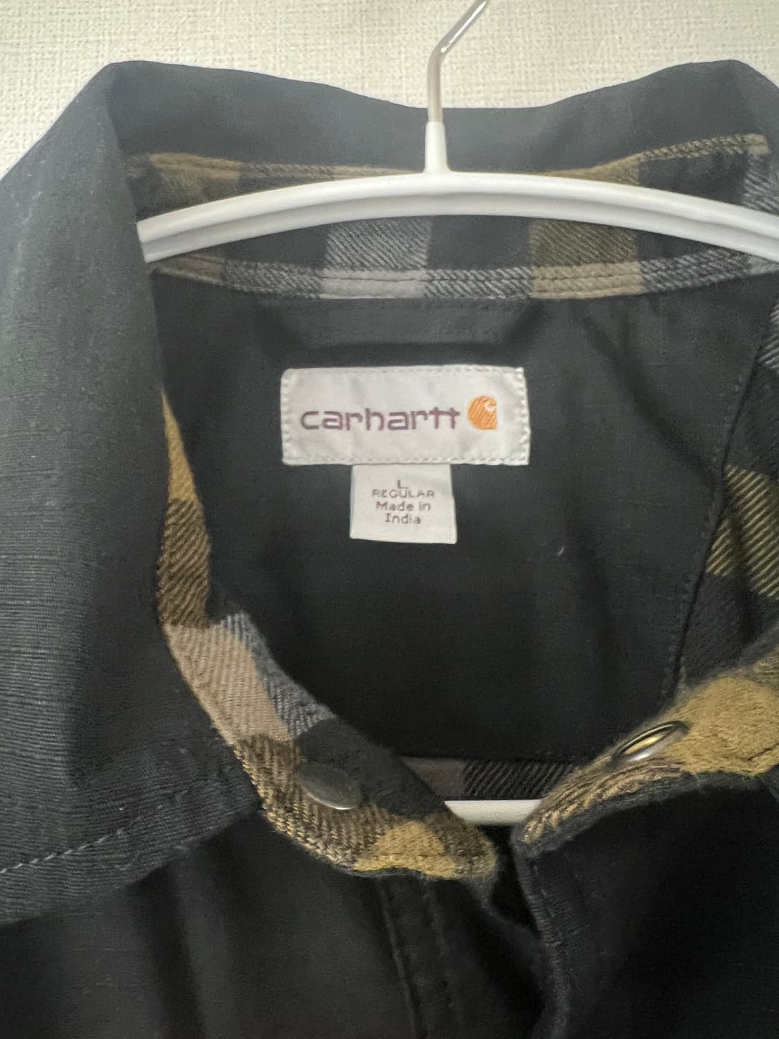 칼하트 블랙 셔츠 자켓 L 상품이미지4