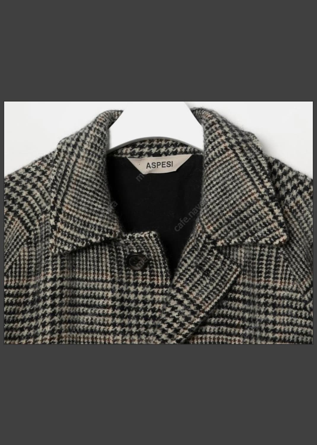 Aspesi 울체크코트 아스페시 체크울코트 m 상품이미지3