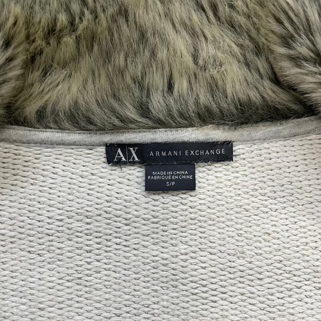 알마니 익스체인지 퍼 가디건 자켓 상품이미지5