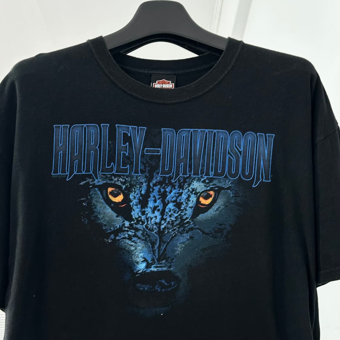 할리데이비슨 올드 글로리 울프 반팔 티셔츠 상품이미지6
