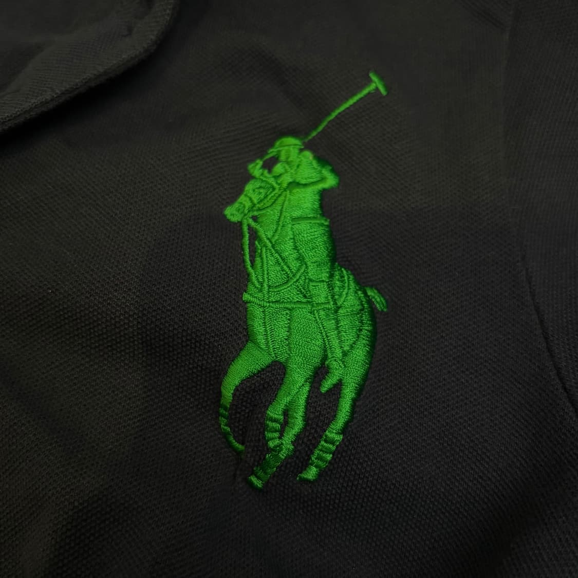 ✨[정품]폴로 딱붙핏 그린 빅포니 네이비 카라티 PK✨ 상품이미지2