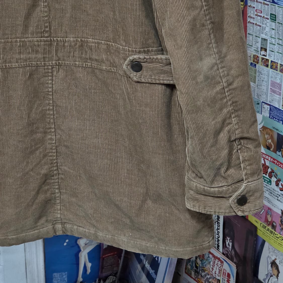 빈티지 TBJ 베이지 코듀로이 퍼 야상 자켓 상품이미지8