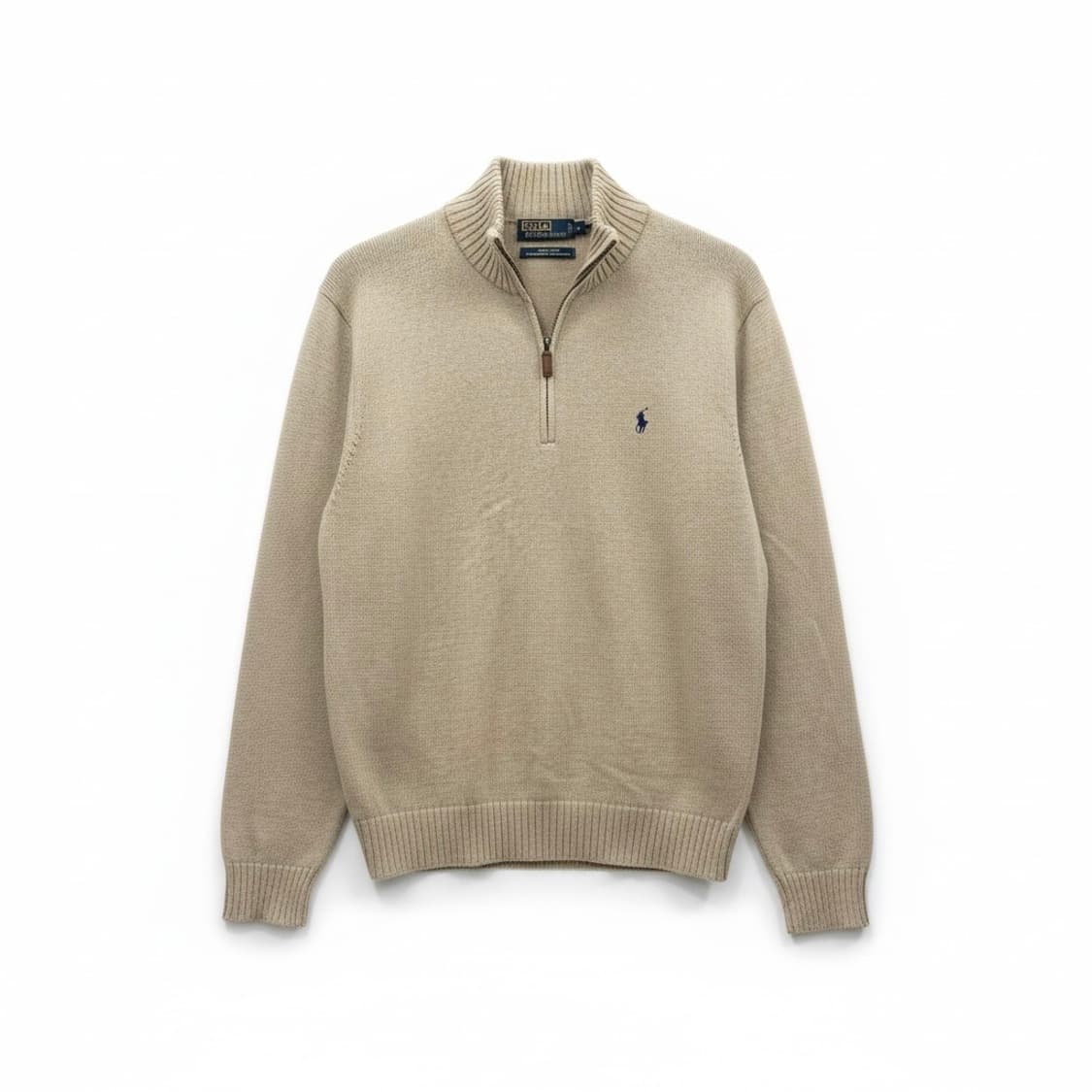폴로 랄프로렌(Polo) 하프집업 따뜻한 니트 베이지 상품이미지1