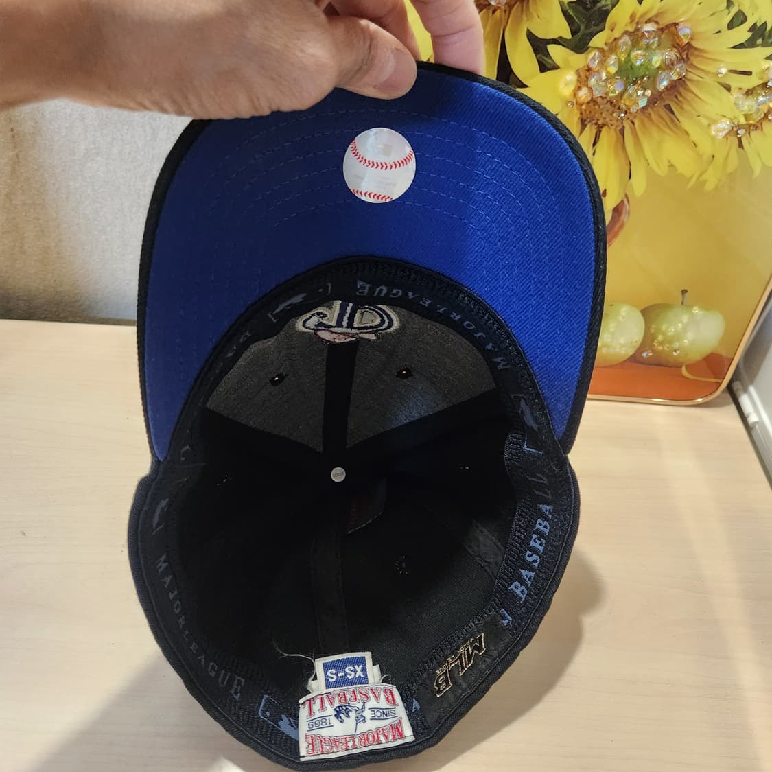 🧢 "MLB 정품 P로고 레드캡 볼캡 (XS~S) / 귀여운 감성템"
 상품이미지8