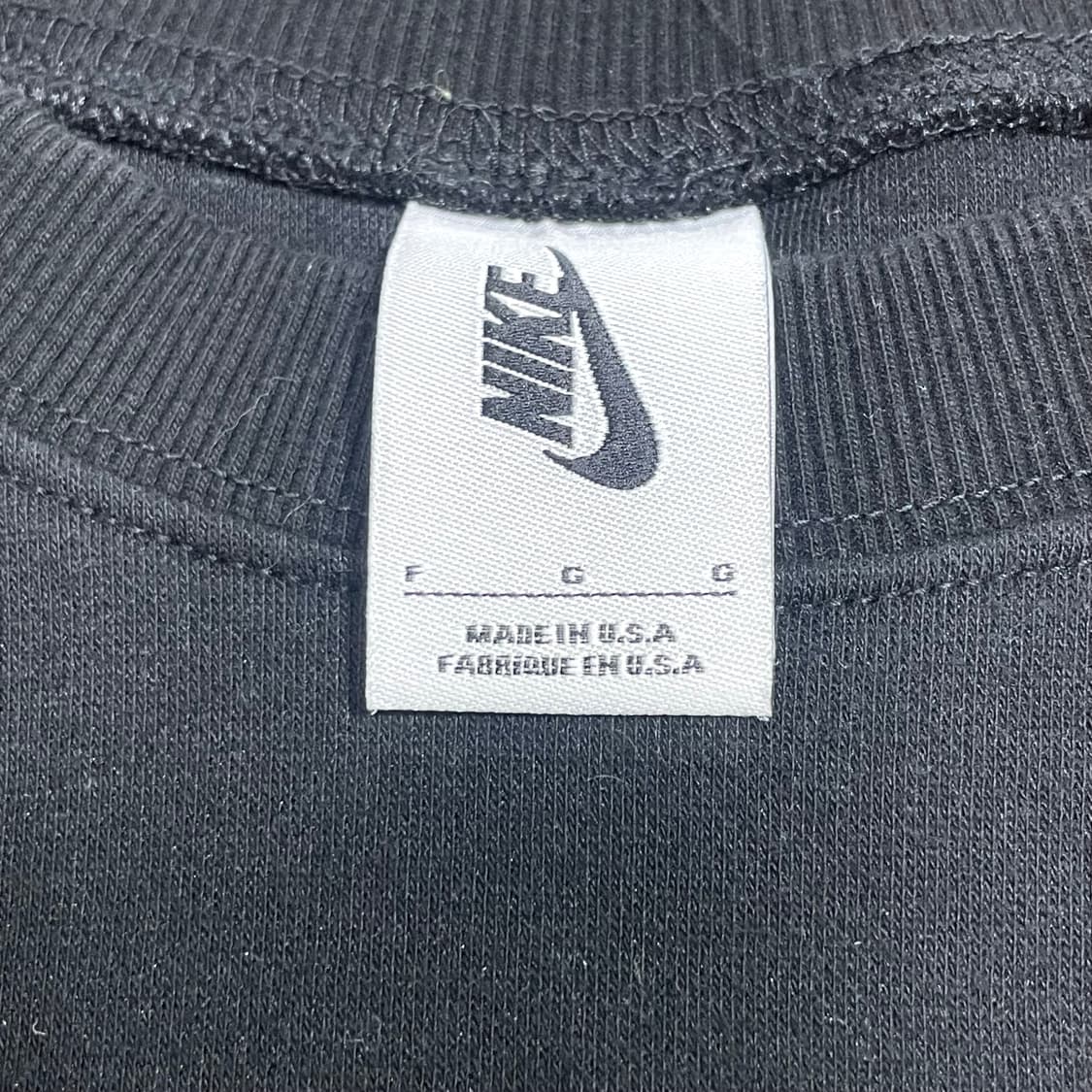 나이키 에어 시그니처로고 프린팅 오버핏 블랙 반팔티셔츠 남성F/2XL 상품이미지3