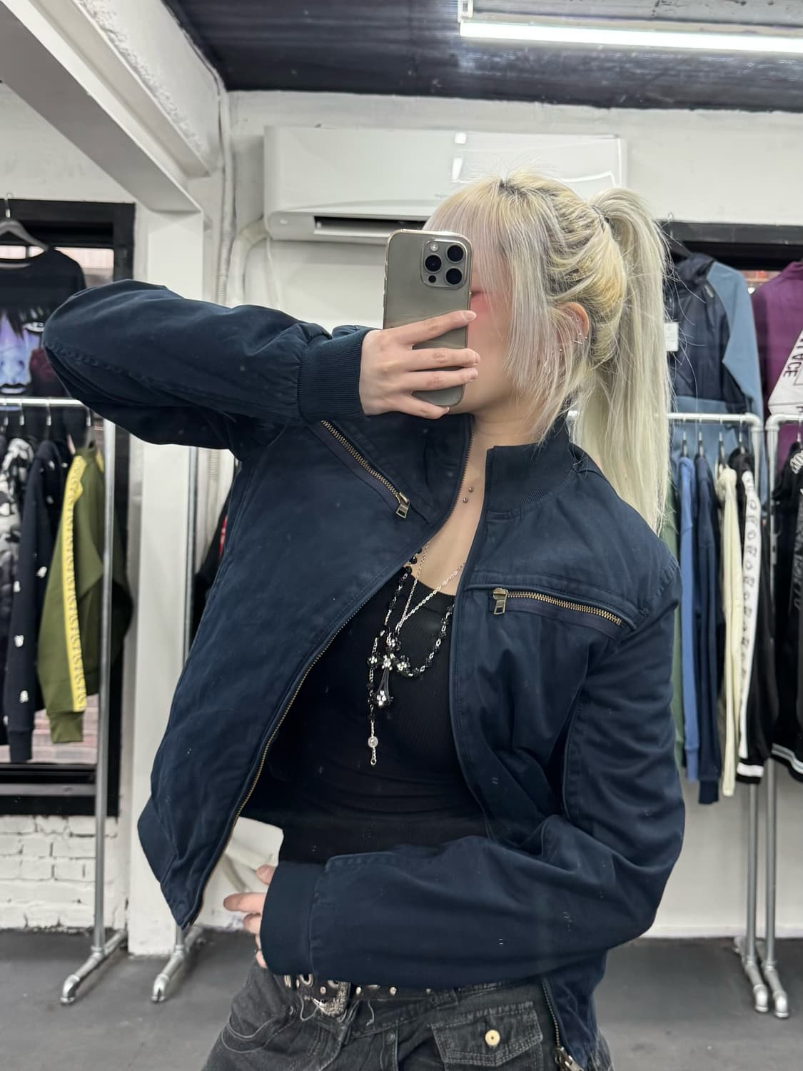 아르마니 익스체인지 코튼 투웨이 자켓 상품이미지1