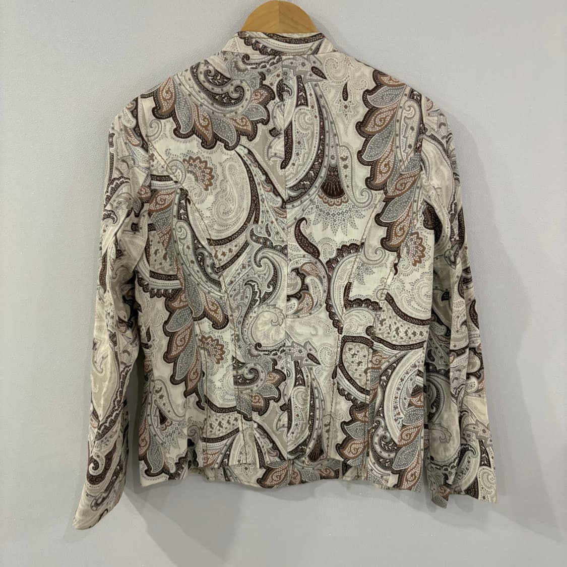 닥스 페이즐리 패턴 자켓 아이보리 88-160 상품이미지5