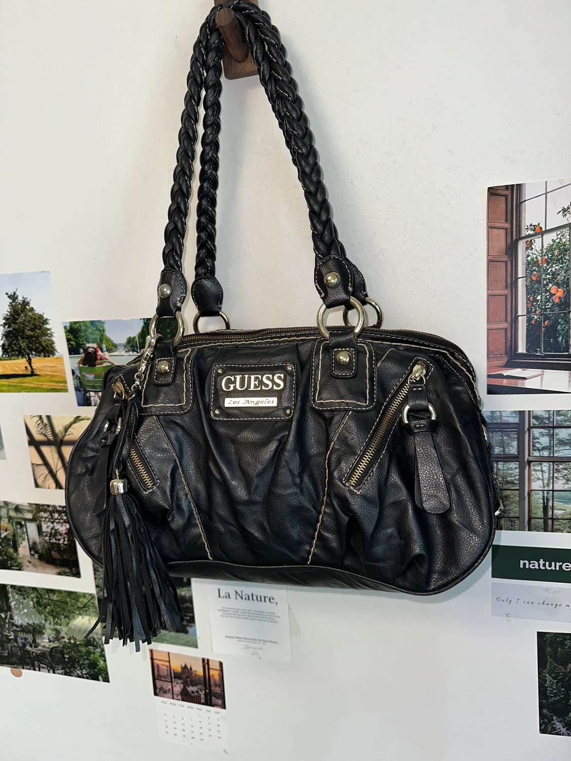 Guess black y2k shoulder bag  상품이미지3