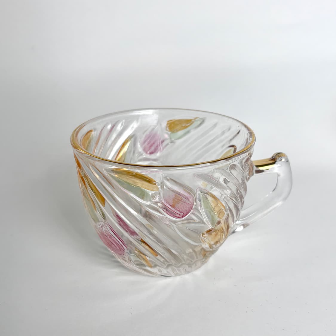 Pastel Swirl Glass Cup Set 상품이미지1