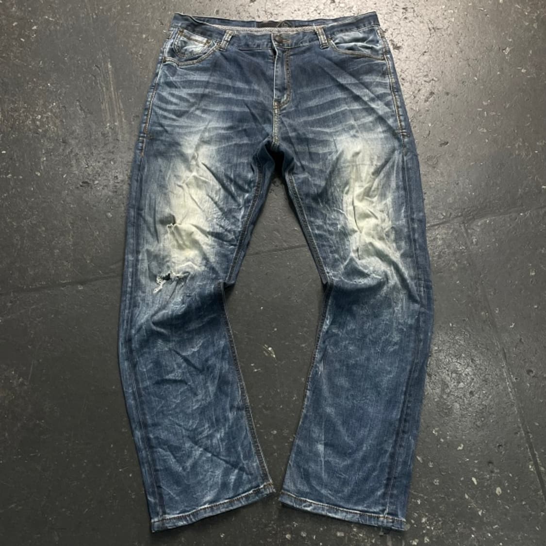 36 에비수 독수리 자수 청바지 상품이미지1