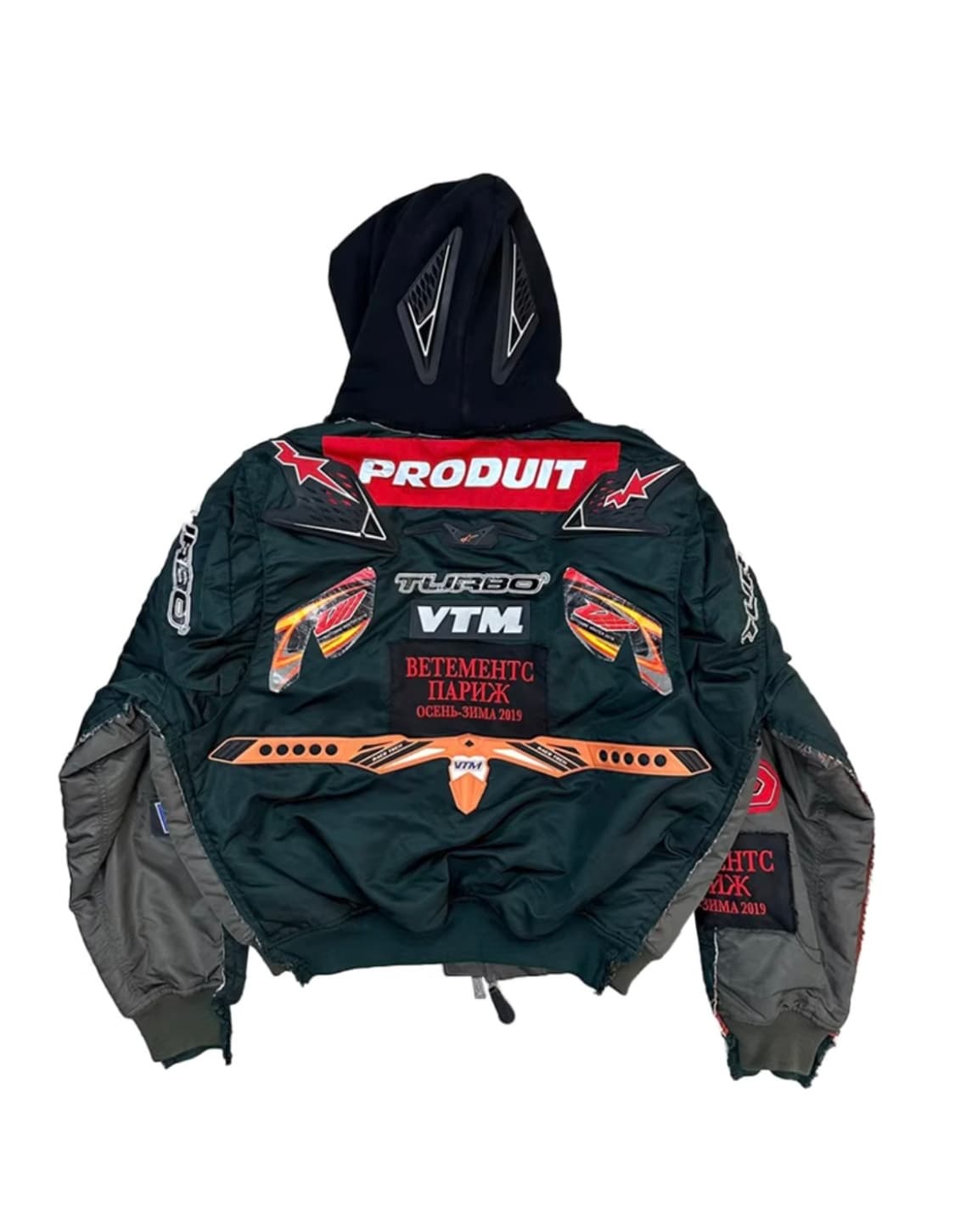 베트멍 알파 콜라보 VTM 터보 항공 점퍼 L 상품이미지2
